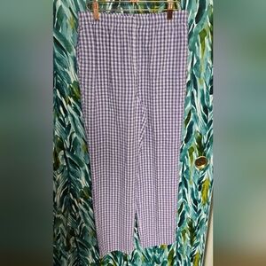 Appleseeds Purple Gingham Searsucker Pants